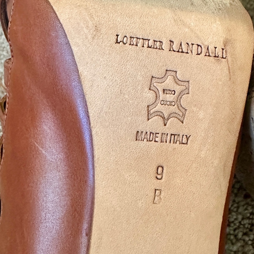 🤎Loeffler Randall Strappy Sandals Heels - Size 9🤎 - Picture 4 of 4